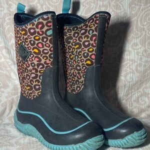 Kids' Colorful Leopard Print Muck Boots